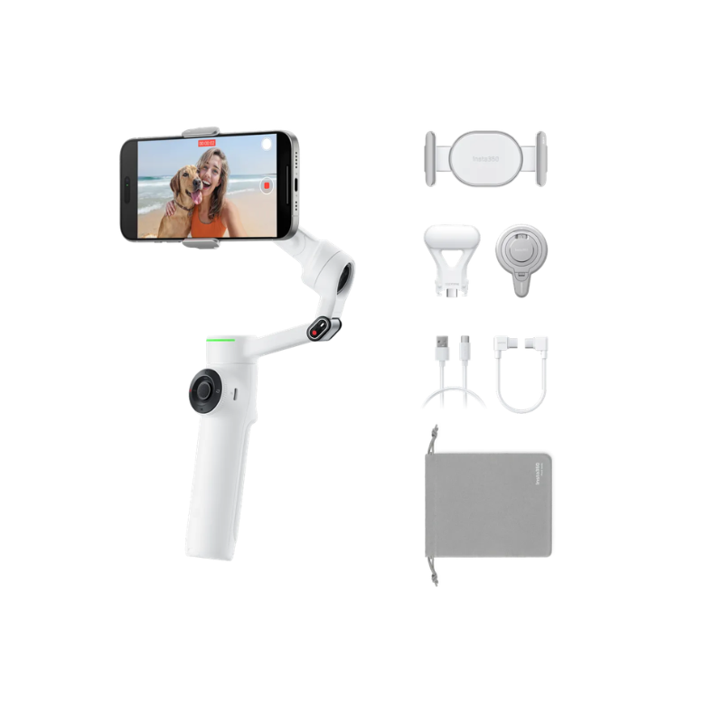 INSTA360 FLOW 2 PRO CREATOR BUNDLE SUMMIT BLANC