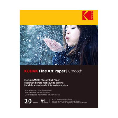 KODAK PAPIER PHOTO MAT PACK 20 FEUILLES 230G