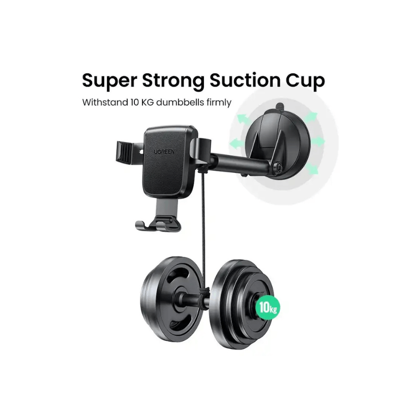 UGREEN GRAVITY PHONE HOLDER À VENTOUSE (60990B)