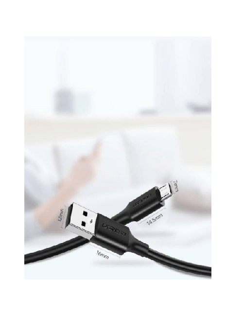 UGREEN CABLE USB-A VERS MICRO USB 2A 1m (60136)
