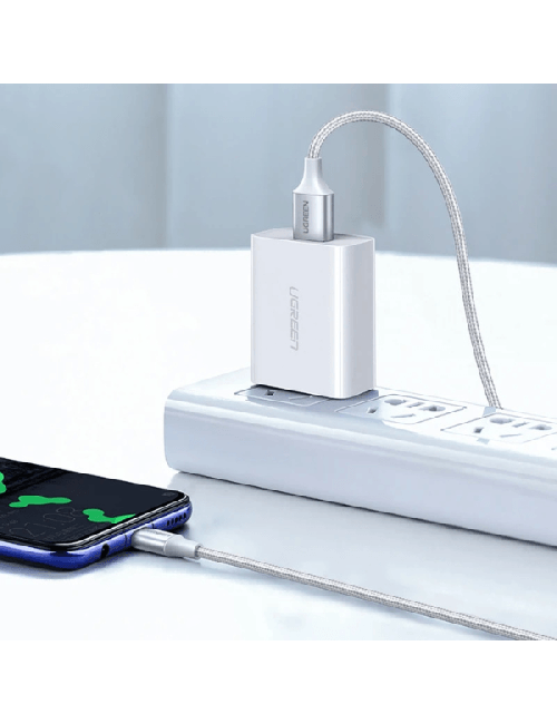UGREEN CABLE USB-A 2.0 VERS USB-C 1m Blanc (60131)