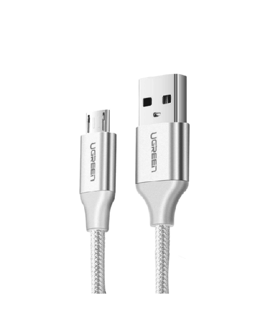 UGREEN CABLE USB-A 2.0 VERS MICRO USB 1M Blanc (60151)