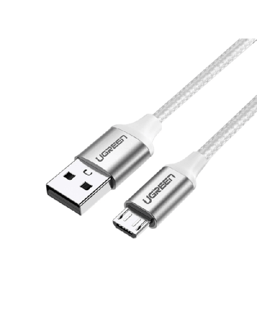 UGREEN CABLE USB-A 2.0 VERS MICRO USB 1M Blanc (60151)