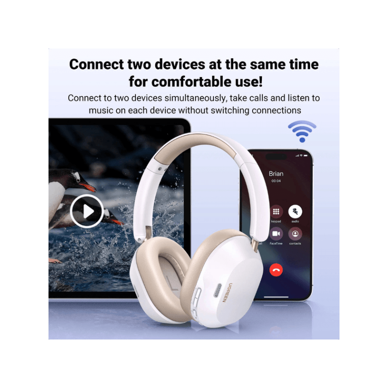 UGREEN HITUNE MAX 5C HYBRID ANC BLANC (35758)