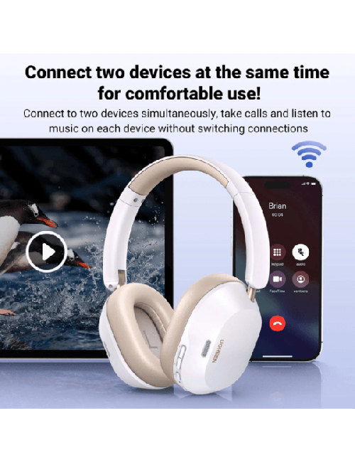 UGREEN HITUNE MAX 5C HYBRID ANC BLANC (35758)