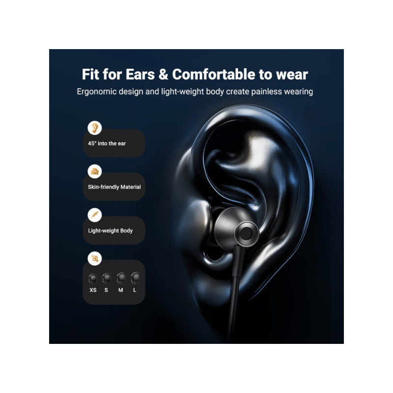 UGREEN ECOUTEURS EP105 IN-EAR 3.5MM JACK (35753