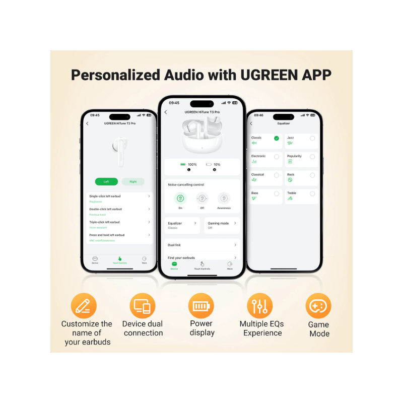 UGREEN HITUNE T3 PRO ANC (35725)