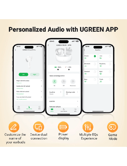 UGREEN HITUNE T3 PRO ANC (35725)