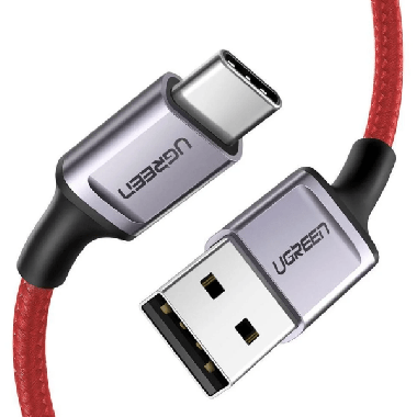 UGREEN CABLE USB-A VERS USB-C 6A/100W 1M Rouge (20527)