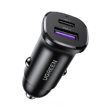 UGREEN CHARGEUR 30W AUTO 2 Ports PD (25845)