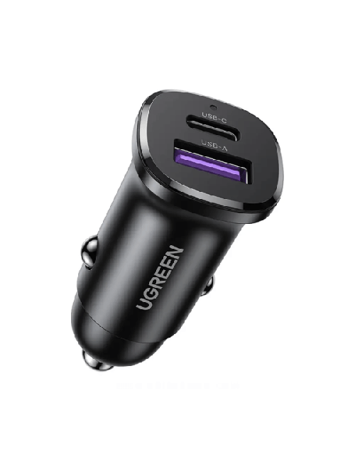 UGREEN CHARGEUR 30W AUTO 2 Ports PD (25845)