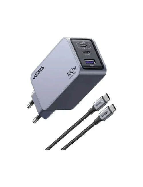 UGREEN 100W 2C1A GAN CHARGEUR RAPIDE + 1.5M CABLE USB-C (25874)