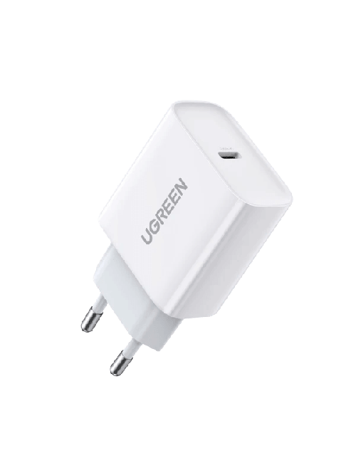 UGREEN CHARGEUR RAPIDE 20W USB-C EU BLANC (60450)