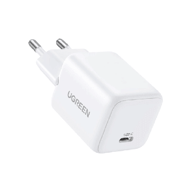 UGREEN CHARGEUR RAPIDE 30W USB-C GaN BLANC (65009)