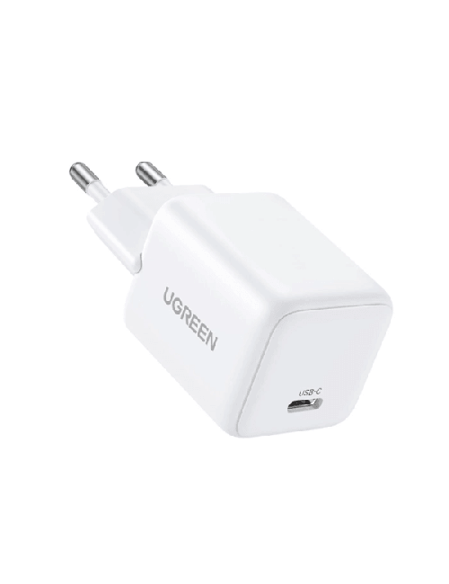 UGREEN CHARGEUR RAPIDE 30W USB-C GaN BLANC (65009)