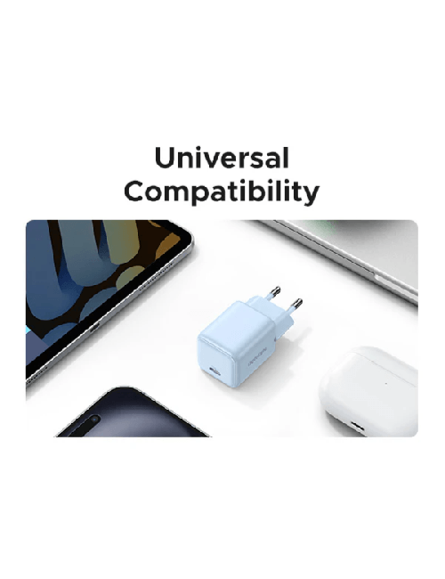 UGREEN CHARGEUR RAPIDE 30W USB-C GAN BLEU (65010)