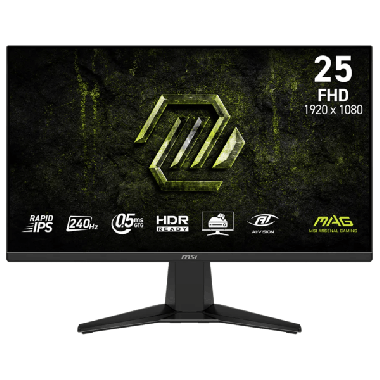 MSI MAG 255F X24 24.5" Fast IPS 240Hz 0.5ms FHD