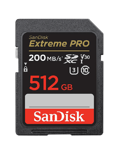 CARTE MÉMOIRE SANDISK EXTREME PRO SDXC UHS-I 512 GO
