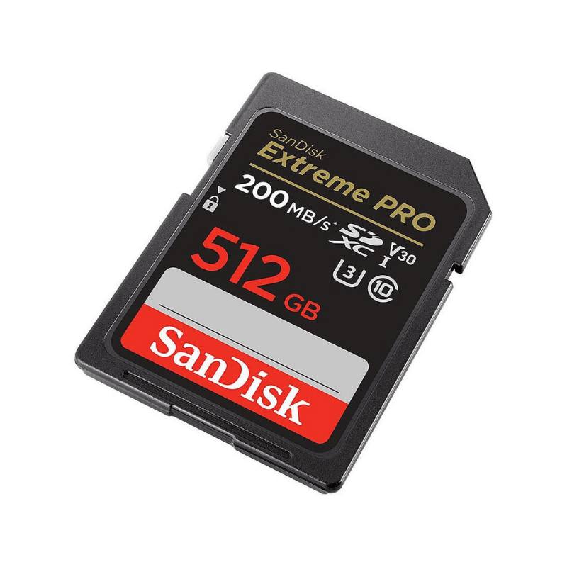 CARTE MÉMOIRE SANDISK EXTREME PRO SDXC UHS-I 512 GO