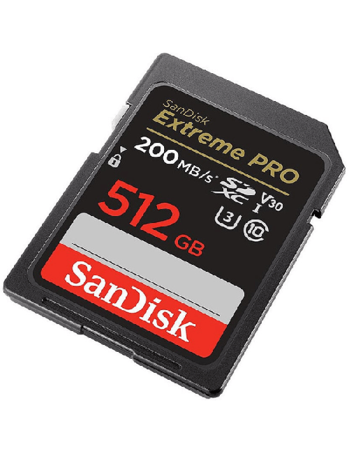 CARTE MÉMOIRE SANDISK EXTREME PRO SDXC UHS-I 512 GO