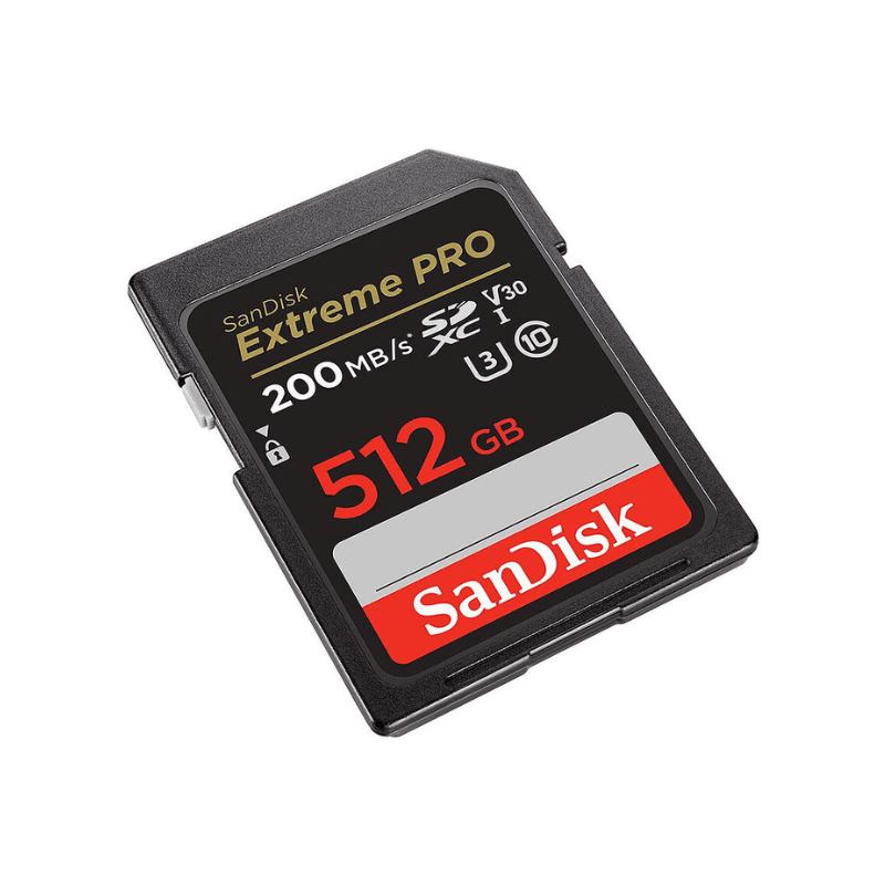 CARTE MÉMOIRE SANDISK EXTREME PRO SDXC UHS-I 512 GO