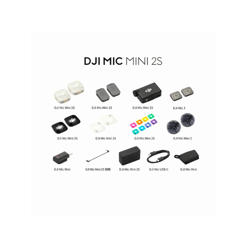DJI MIC MINI 2S (2 TX + 1 RX + CHARGING CASE)
