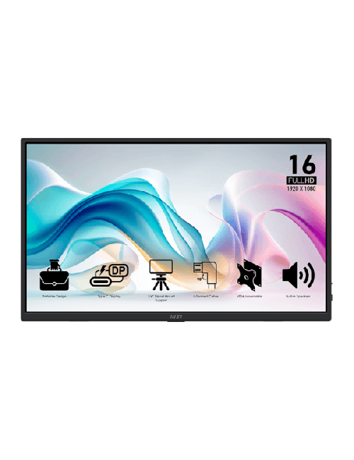 MSI PRO MP165 E6 15,6″ 60Hz 4ms IPS FHD