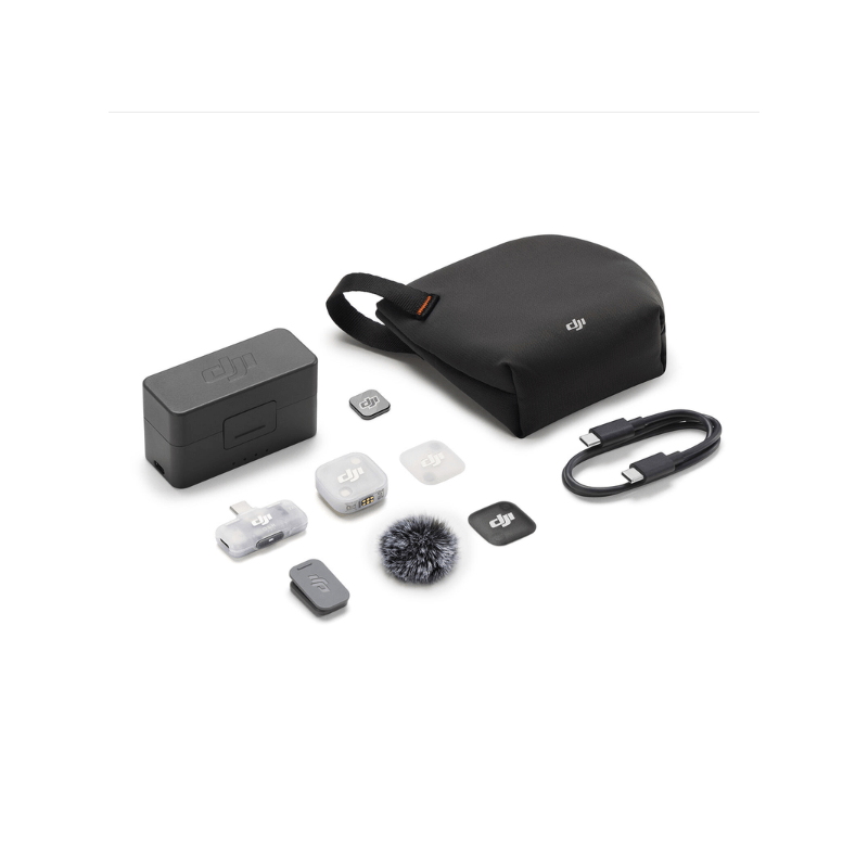 DJI MIC MINI 2 (1 TX + 1 MOBILE RX + BOITIER DE RECHARGE)