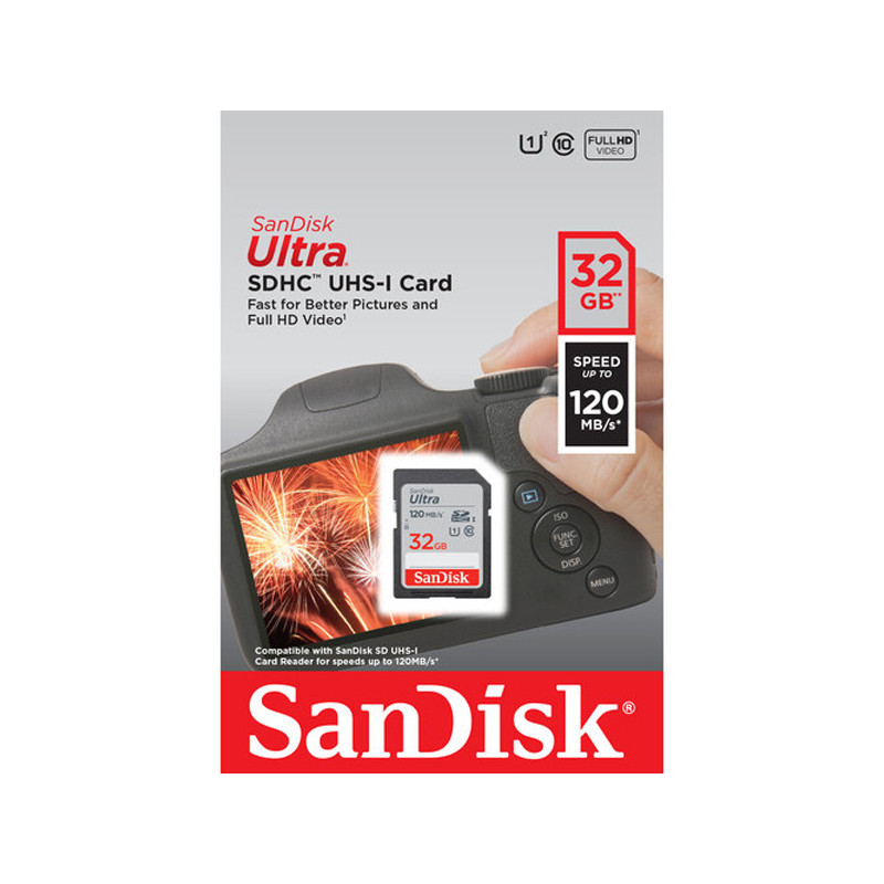 SANDISK ULTRA SDHC UHS-I 32GB (SDSDUN4-032G-GN6IN)