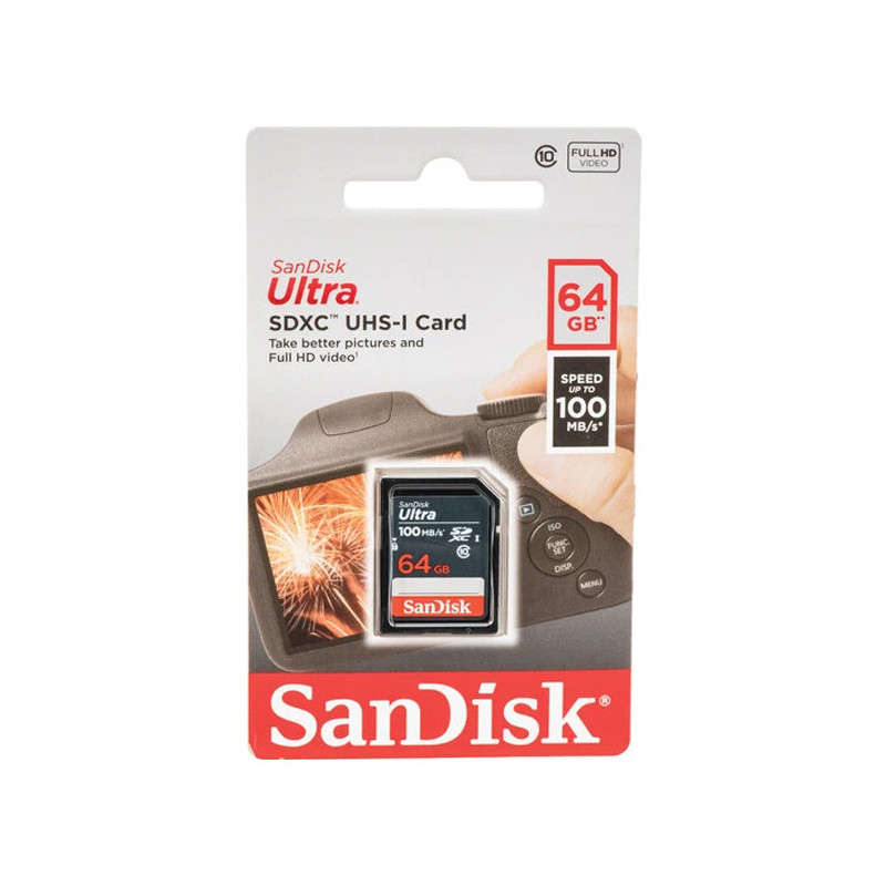 SANDISK ULTRA SDXC UHS-I U1 64GB (SDSDUNR-064G-GN3IN)