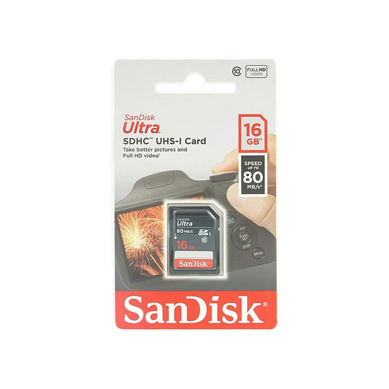 SANDISK ULTRA SDHC UHS-I 16GB (SDSDUNS-016G-GN3IN)