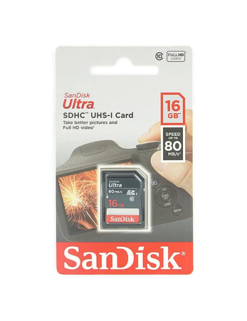 SANDISK ULTRA SDHC UHS-I 16GB (SDSDUNS-016G-GN3IN)