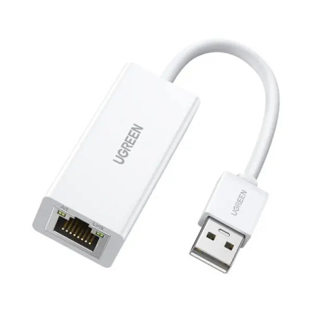 Ugreen USB 2.0 to RJ45 White Adapter (20253)