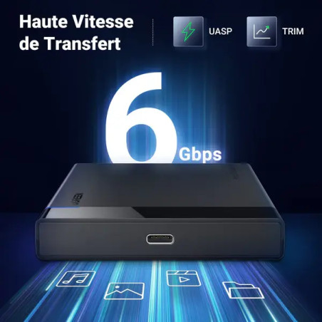 Ugreen Disk External Hard Drive USB-C to 2.5 SATA (50743)