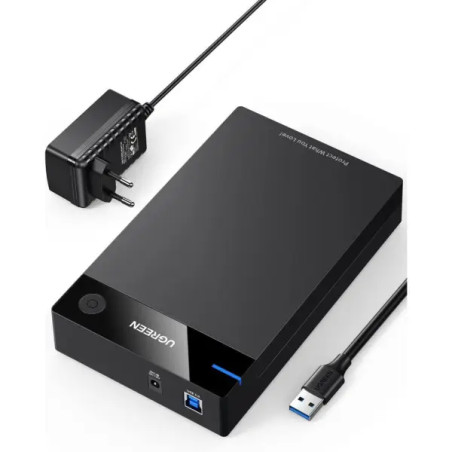 Ugreen External Hard Drive Enclosure USB 3.0 to 2.5/3.5 SATA (50422)