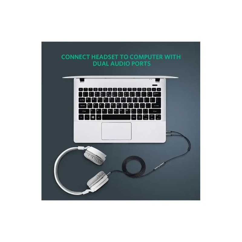 Ugreen Cable Audio 3.5mm Male to 3.5mm Female Aliminum Noir (20899)