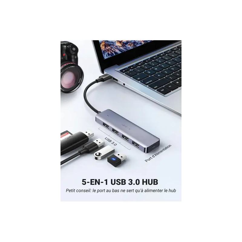 Ugreen HUB USB 2.0 to 4 x USB 3.0 (50985)