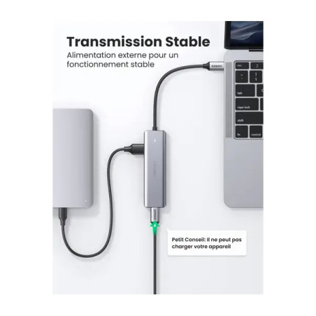 UGREEN Hub USB-C to 4 Ports USB 3.0 (70336)