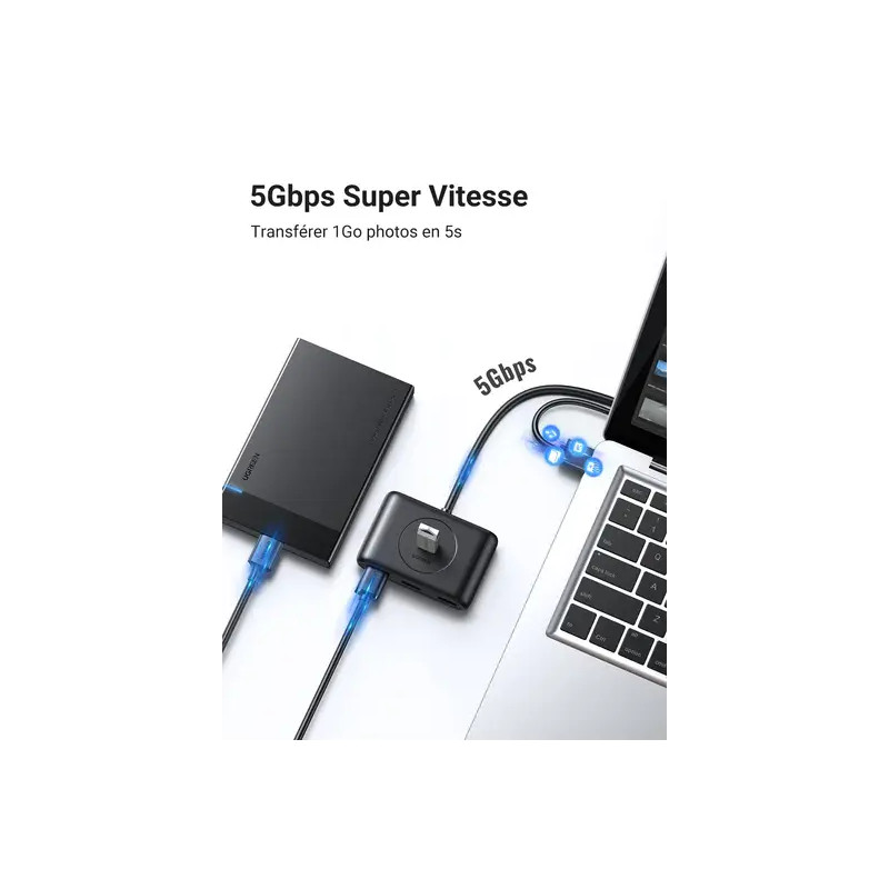 Ugreen HUB USB 3.0 to 4 x USB 3.0 1M (20291)