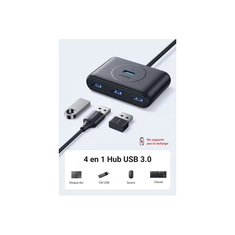 Ugreen HUB USB 3.0 to 4 x USB 3.0 1M (20291)