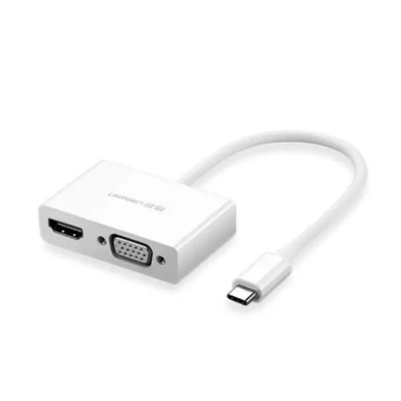 Ugreen Converter USB-C to HDMI+VGA White (30843)