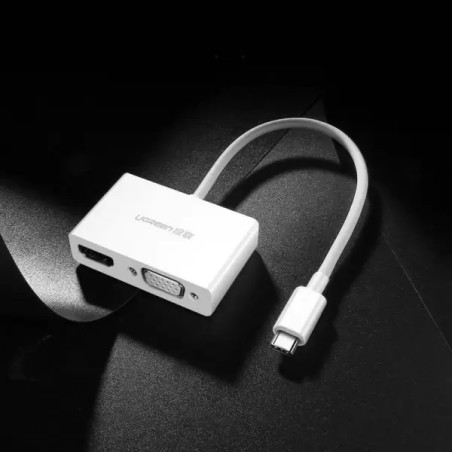 Ugreen Converter USB-C to HDMI+VGA White (30843)