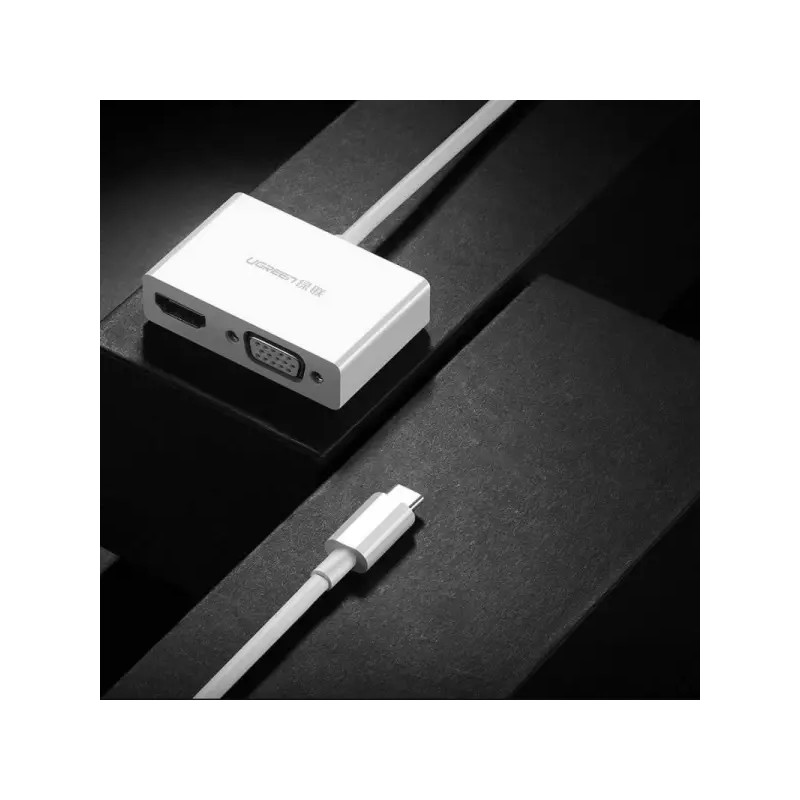 Ugreen Converter USB-C to HDMI+VGA White (30843)