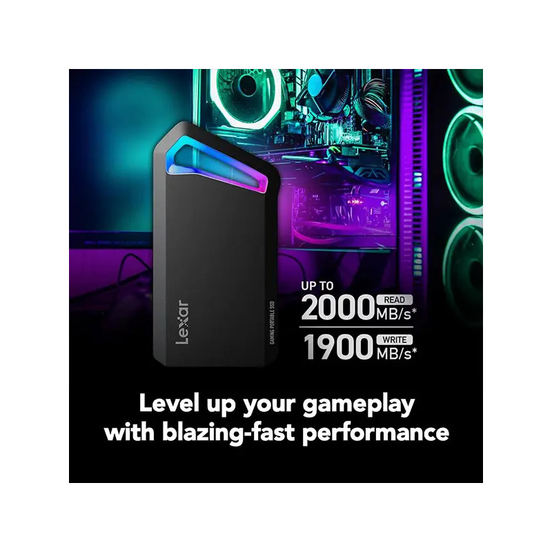 Lexar SL660 Blaze Gaming Portable 1TB SSD