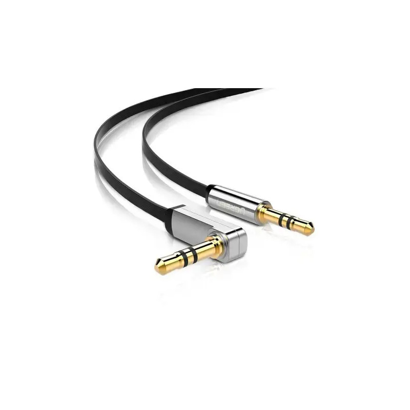 Ugreen Cable Audio Jack flat Angled 3.5mm Male to Male 2M (10599)