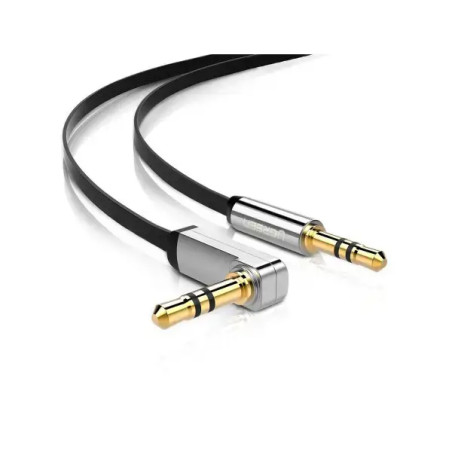 Ugreen Cable Audio Jack flat Angled 3.5mm Male to Male 2M (10599)