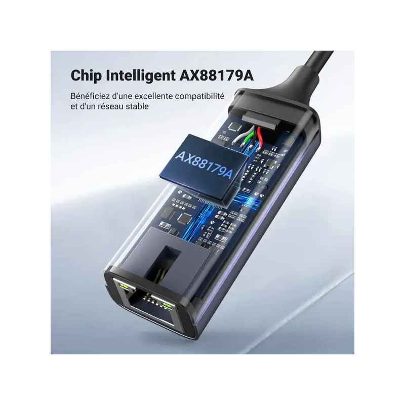 Ugreen Adaptateur Aliminium USB 3.0 to RJ45 (50922)