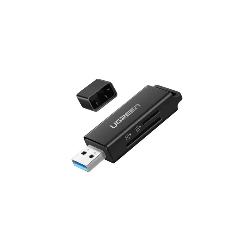 Ugreen Memory Card Reader SD/TF USB 3.0 (2in1) Black (40752)