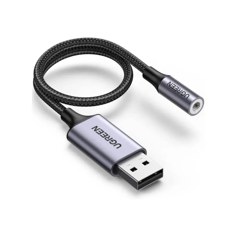 Ugreen Cable USB-A to 3.5mm audio jack (30757)