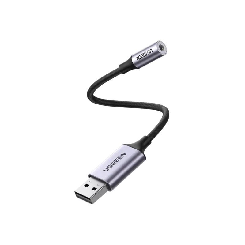 Ugreen Cable USB-A to 3.5mm audio jack (30757)